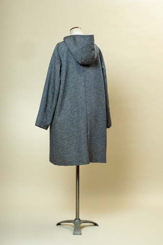 服の型紙_フード付きコート（裏付き）の画像