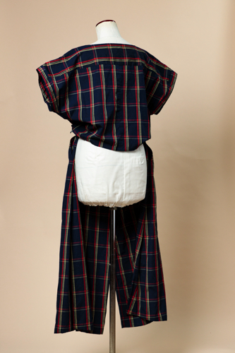 服の型紙_KP-029_オールインワン・ワンピース（裏なし）の画像
