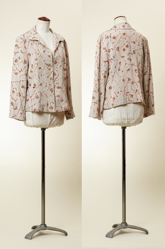 服の型紙_衿つきジャケット KD-098A_B(裏付き、ポケット無し)の画像