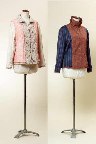 服の型紙_衿つきジャケット KD-098A_B(裏付き、ポケット無し)の画像
