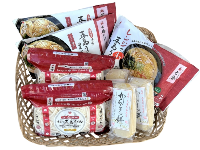 【送料無料】冷凍五島うどん・かんころ餅お歳暮ギフト詰合せセット｜お歳暮好適品画像