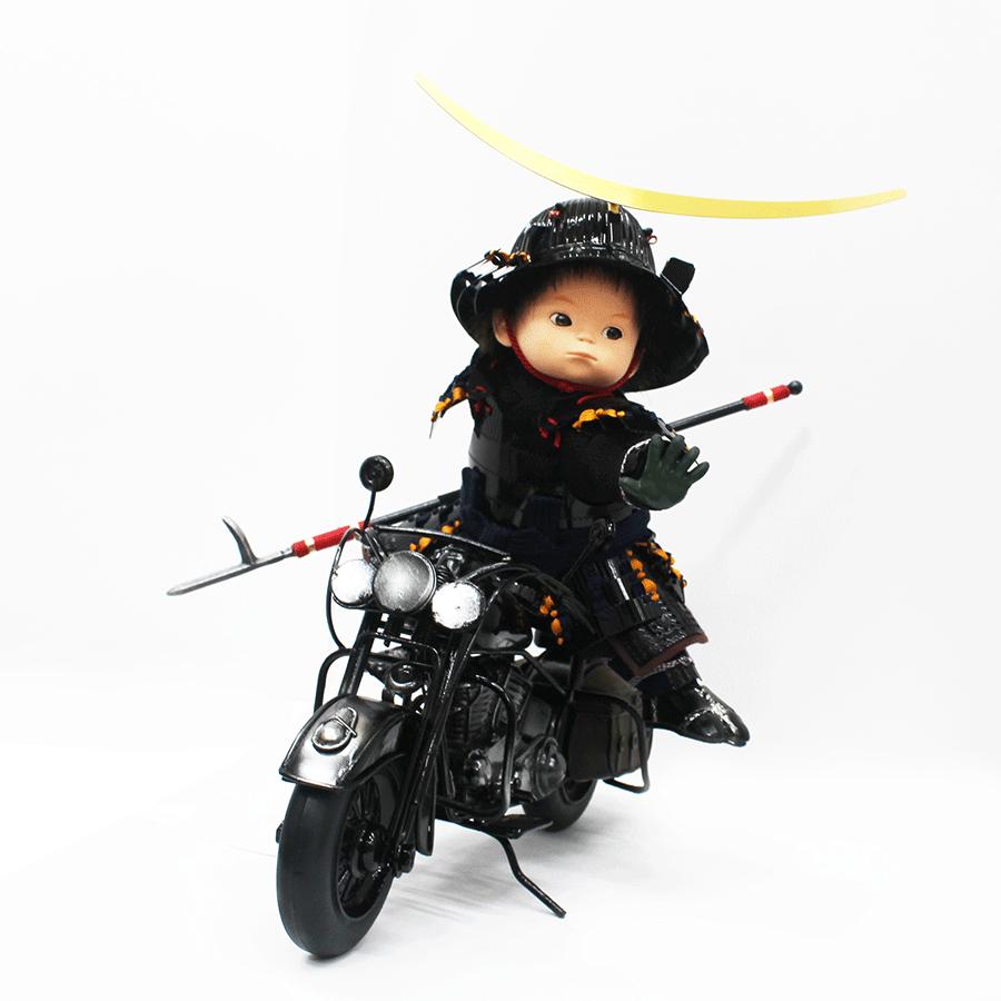 人気の 壹三人形 わんぱくライダー ミニョン クラシック伊達参上 限定
