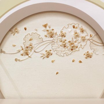 壹三 もののふ童シリーズ うららか「空」　古代箔衝立飾りの画像