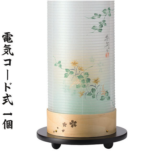伸縮提灯 ホワイトパーチ ﾅﾃﾞｼｺ 絹二重 ＜飾り手付き＞の画像