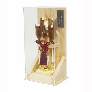 スリム型7号 律 竹 アクリル破魔弓飾りの画像