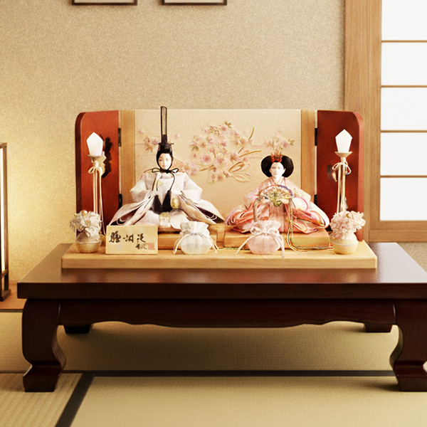 新時代を彩る雛人形＞雅泉作 芥子親王 コンパクト平飾り