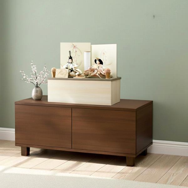 超コンパクトサイズのインテリア雛収納飾りの画像