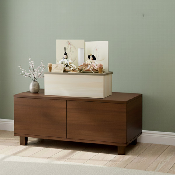 超コンパクトなインテリア雛人形収納飾り