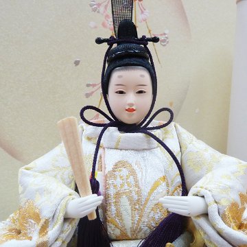超コンパクトサイズのインテリア雛収納飾りの画像