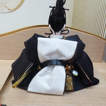 平安寿峰作 京九番 親王 LED照明平飾りの画像