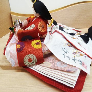 平安寿峰作 京九番 親王 LED照明平飾りの画像