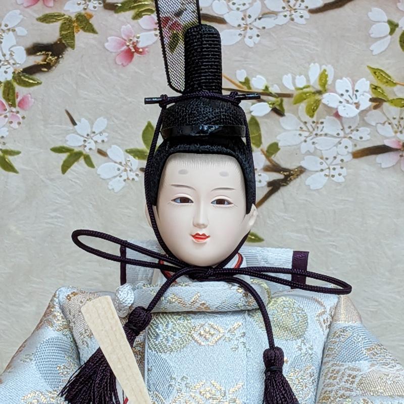 道翠工房  正絹衣裳着 白木造り親王飾りの画像