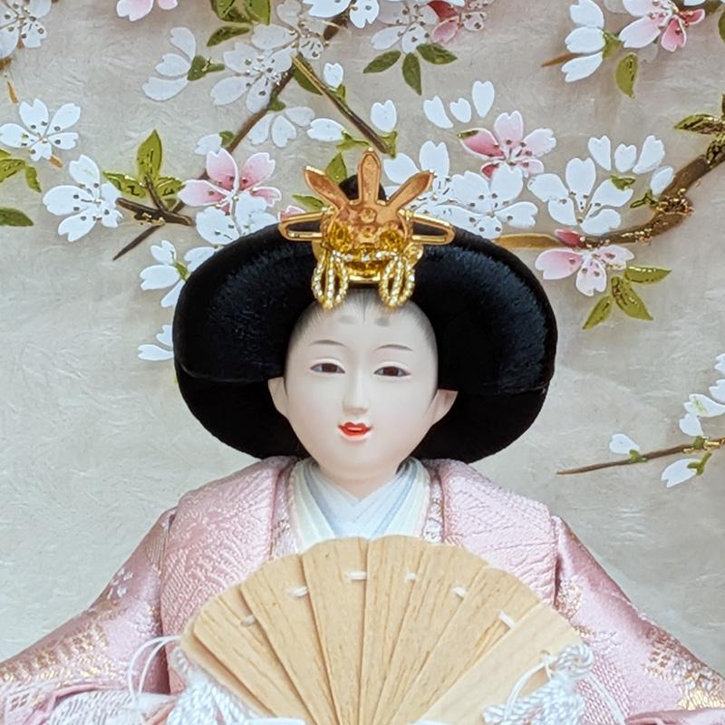 道翠工房  正絹衣裳着 白木造り親王飾りの画像