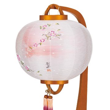 ほおずき提灯  ライトブラウン 京城・桜 10号/11号/12号の画像