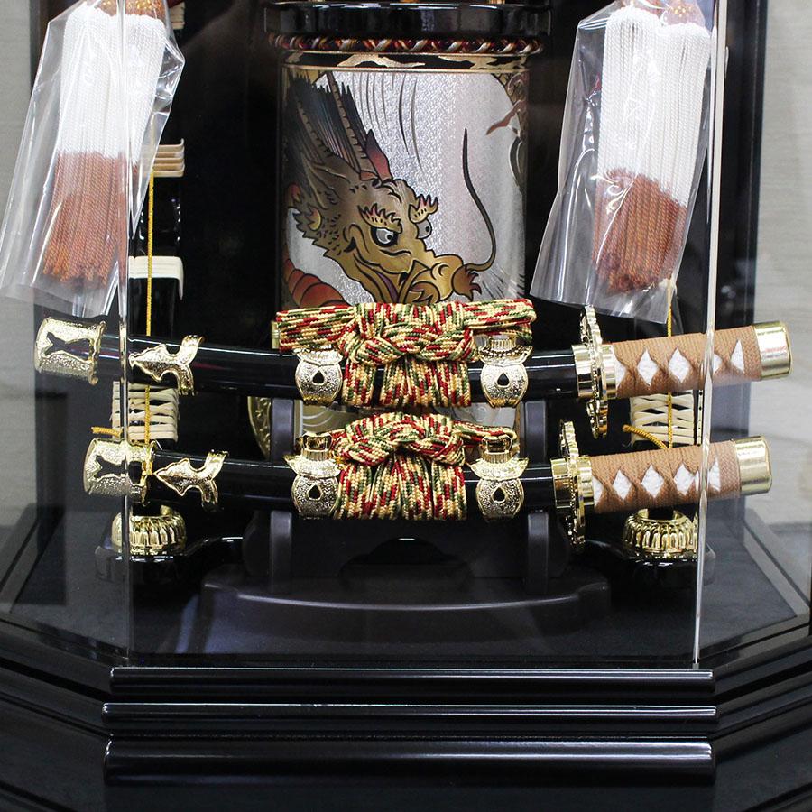 18号栄龍破魔弓 六角アクリルケース飾りの画像
