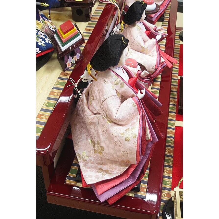 平安豊久作　京香雛　９０ｃｍ三段飾り画像