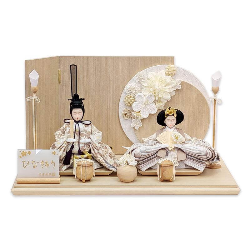 インテリア感覚で飾れるこんぱくとでおしゃれな雛人形