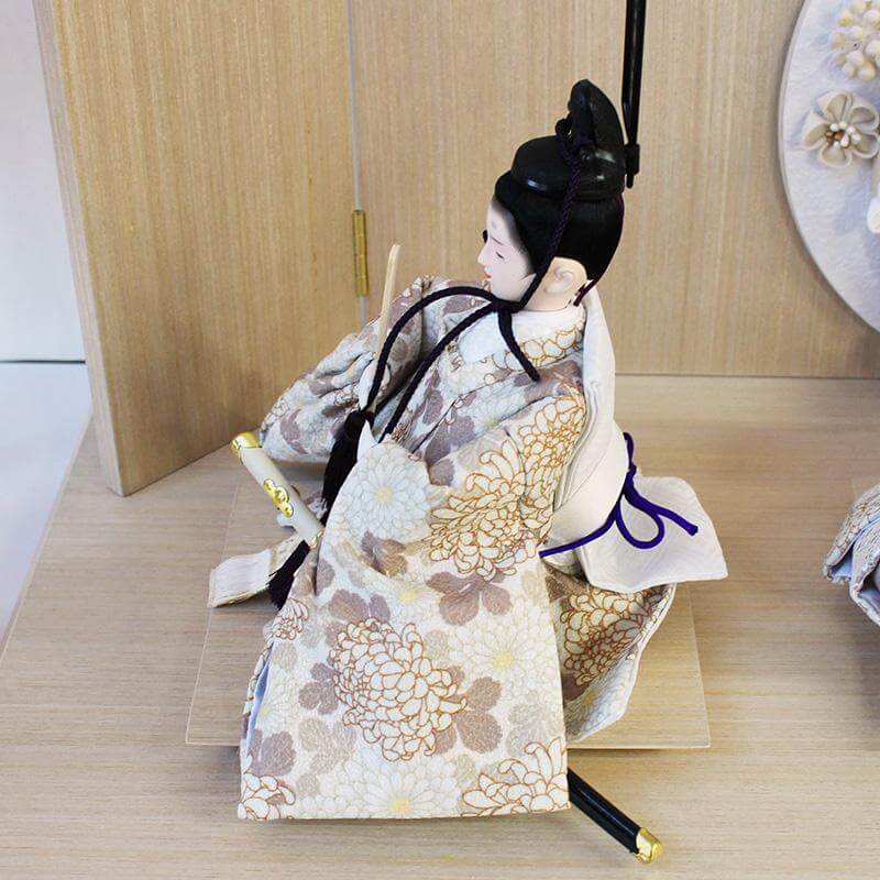 宝童監修 胡桃（ナチュラル）平飾り カブセケース付きの画像