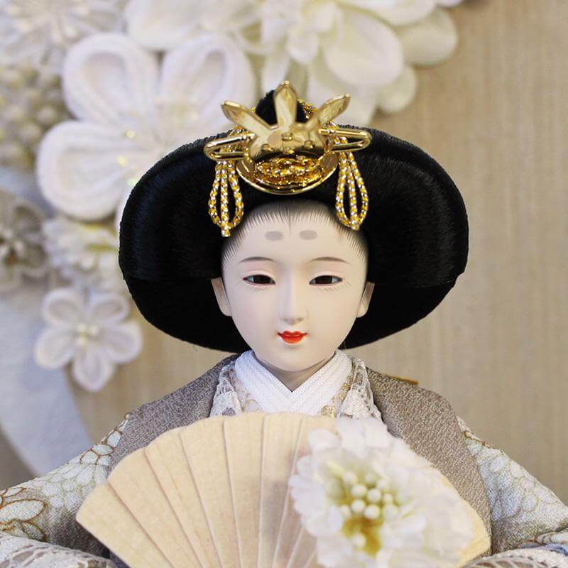 宝童監修 胡桃（ナチュラル）平飾り カブセケース付きの画像