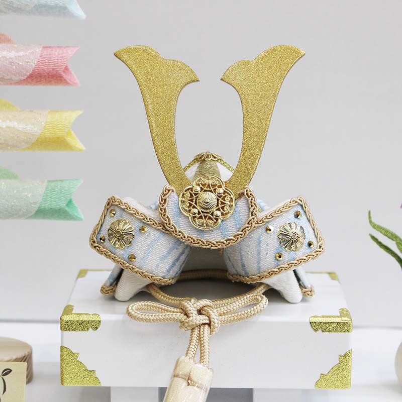 リュウコドウ 縮緬 兜飾り LAMPO 2-554の画像