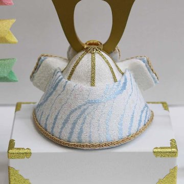 リュウコドウ 縮緬 兜飾り LAMPO 2-554の画像