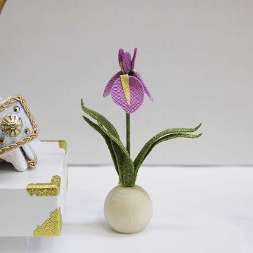 リュウコドウ 縮緬 兜飾り LAMPO 2-554の画像