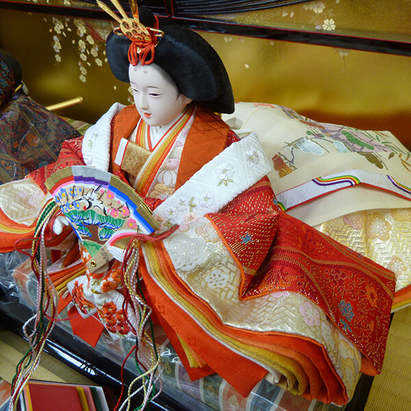 千匠作の高級雛人形三段飾り　９０ｃｍ慶祝五人飾り/人形の松川