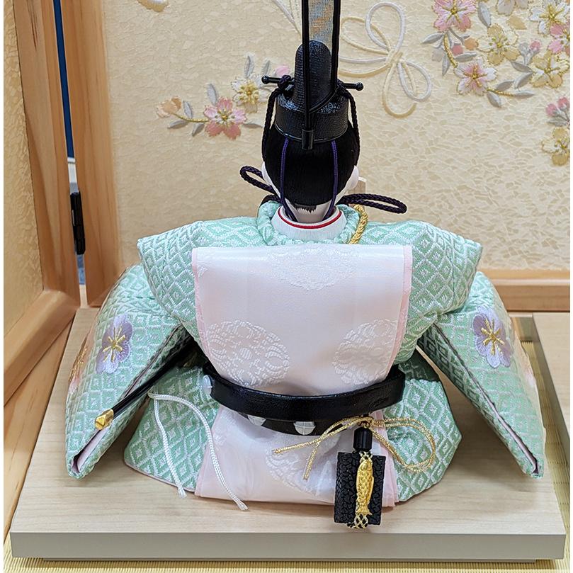 恵翠作 小三五親王 白木造り平飾り 55cmの画像