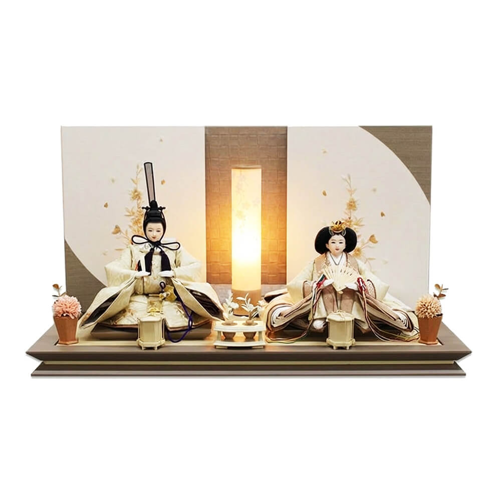 コンパクトサイズの親王飾り