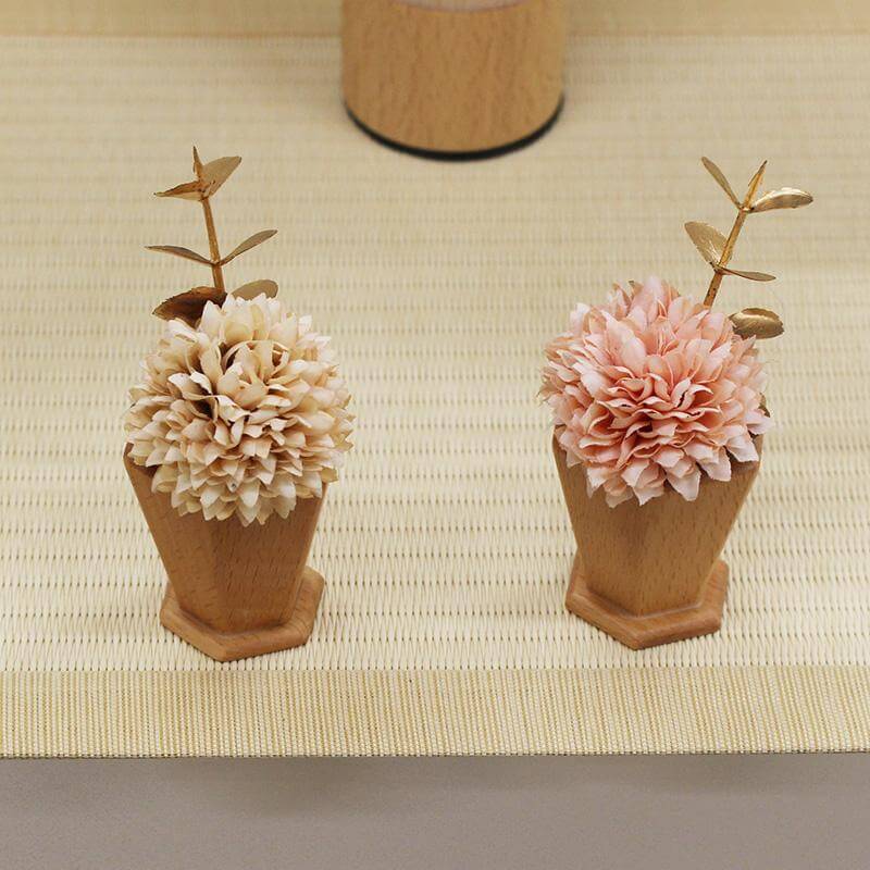 平安豊久 親王飾り さゆり おしゃれ モダン コンパクト平飾り　の画像