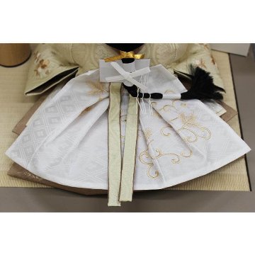 平安豊久 親王飾り さゆり おしゃれ モダン コンパクト平飾り　の画像