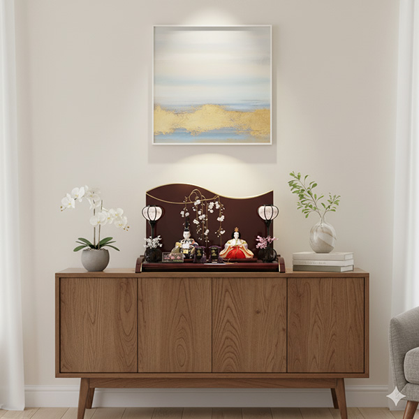 木目込み親王飾り