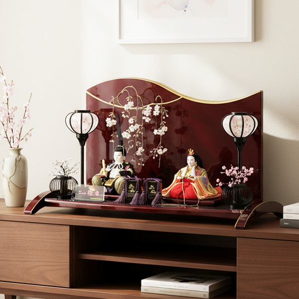 木目込み親王飾り