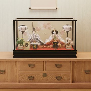 平安豊久作　しのぶ　小三五親王ケース飾りの画像