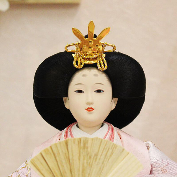 姫のお顔　石膏本頭