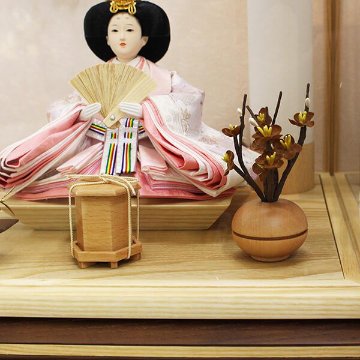 平安豊久作 セシル 親王 白木ケース飾りの画像