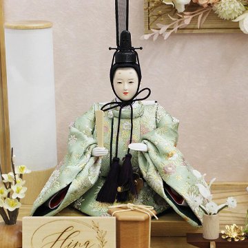 平安豊久作 セシル 親王 白木ケース飾りの画像