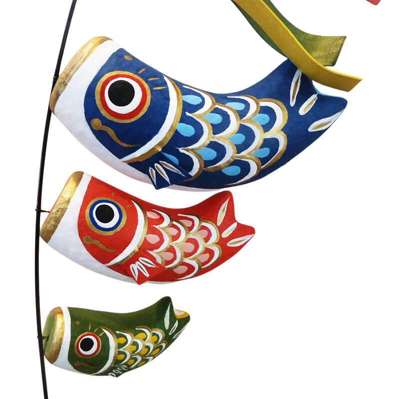 室内鯉のぼり 室内用 鯉のぼり 和紙 張り子 リュウコドウ 龍虎堂