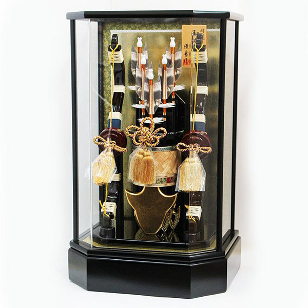 六角ケース破魔弓飾り