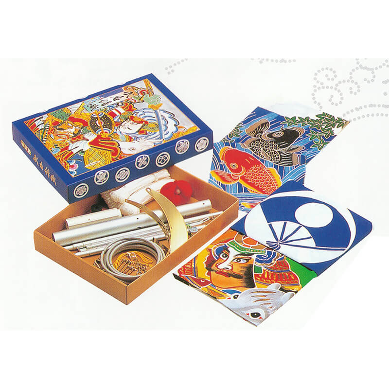 武者幟 7.5m 黄金武者絵幟 太閤秀吉 五武将 掲揚機・回転球付セット