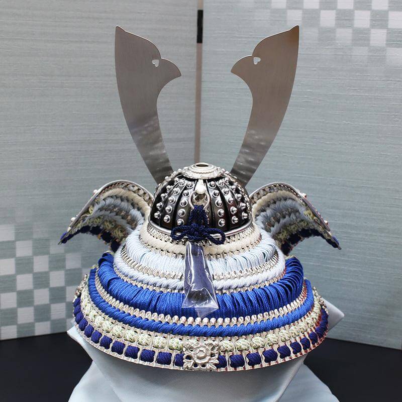 道翠工房 9号本金プラチナ箔 皐月 兜飾り の画像