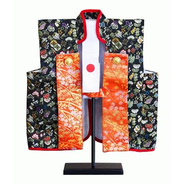 武光作　30号 銀仕上げ 大鍬形着用兜 収納飾りの画像