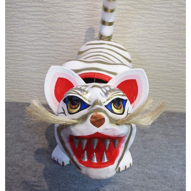 張子の虎　白虎　顔の画像