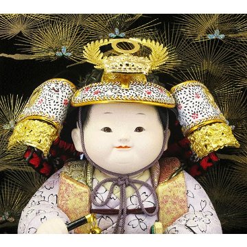 皐月童　倭　徳川家康　子供大将飾り　東玉工房木目込み五月人形画像