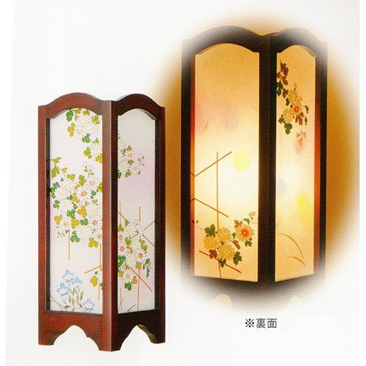 創作回転灯　和風　菊の画像