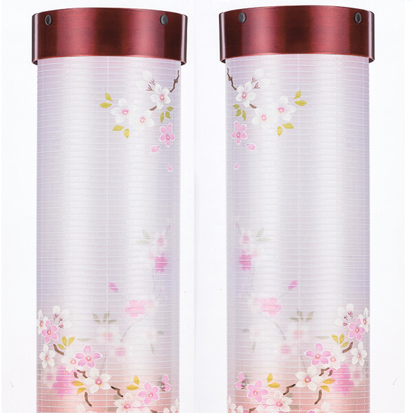 ワイン塗り桜枠