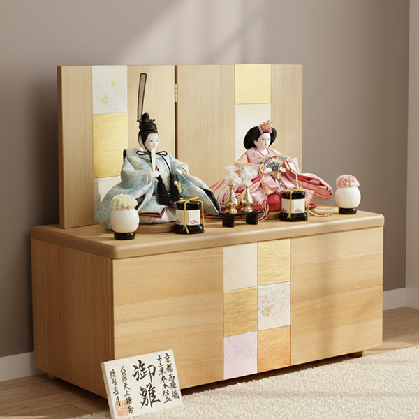 雛人形収納飾り