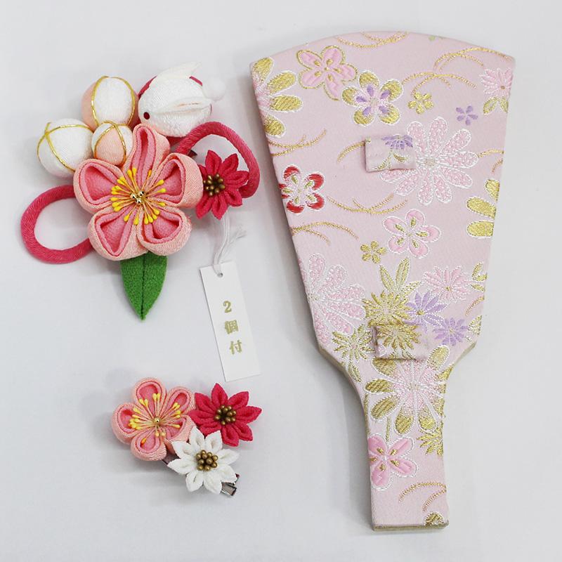 うさぎカンザシ羽子板