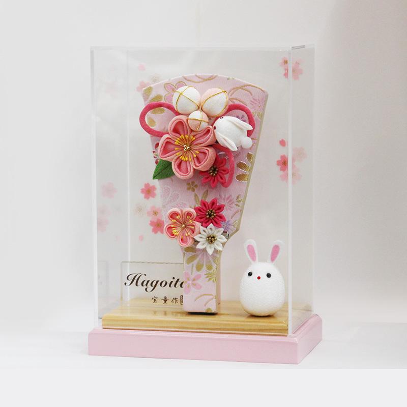 うさぎカンザシ羽子板