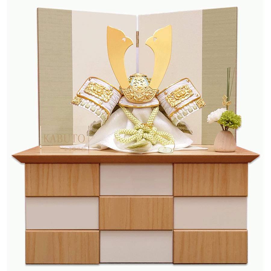 【展示品限り】五月人形　兜　くわ型　収納飾り　五月人形　閉店セール　S6 2026年新作 五月人形兜収納飾り｜出し入れ簡単でコンパクトなおしゃれ